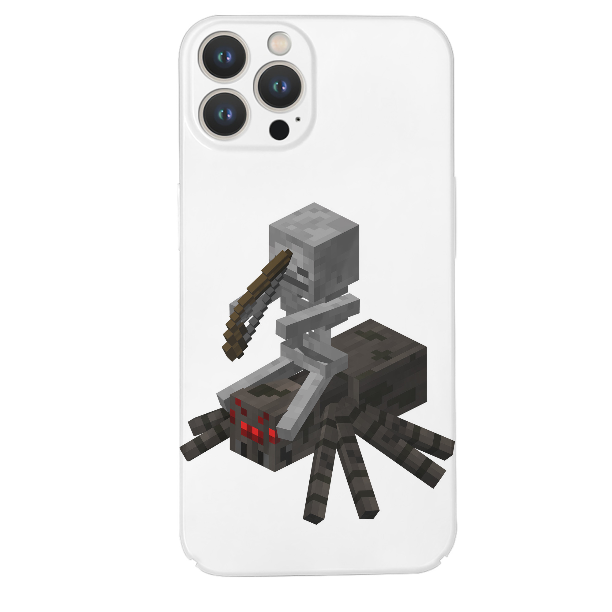 （画像用） マインクラフト ブロックの世界 Minecraft MC Block world 【iPhone 14シリーズ対応】ハードケース